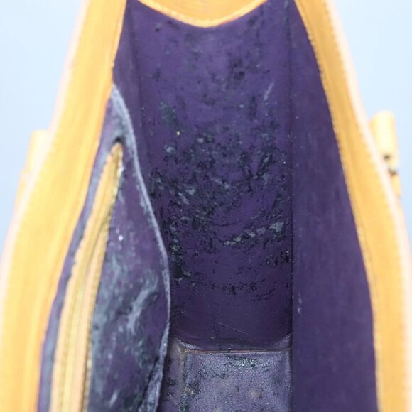 LOUIS VUITTON Epi Sac Plat Hand Bag Yellow M52079 LV Auth 121570 - Picture 11 of 16